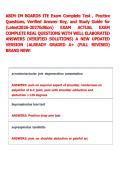 ABIM IM BOARDS ITE Exam Complete Test &comma; Practice &NewLine;Questions&comma; Verified Answer Key&comma; and Study Guide for &NewLine;&lpar;Latest2026-2027Edition&rpar; &NewLine;EXAM ACTUAL EXAM &NewLine;COMPLETE REAL QUESTIONS WITH WELL ELABORATED &NewLine;ANSWERS &lpar;VERIFIED SOLUTIONS&rpar; A NEW UPDATED &NewLine;VERSION &vert;ALR