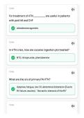 Pathophysiology 2 &lpar;Patho 2&rpar; &ndash; Hypertension and Pulmonary Hypertension &ndash; Test Questions and Correct Answers with Detailed Rationales and Complete Exam Review Material 2026&sol;2027