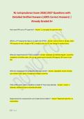 NJ Jurisprudence Exam 2026&vert;2027 Questions with &NewLine;Detailed Verified Answers &lpar;100&percnt; Correct Answers&rpar; &vert; &NewLine;Already Graded A&plus;