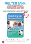 Test Bank for Pharmacotherapeutics for Advanced Practice&colon; A Practical Approach &lpar;5th Edition&rpar; by Virginia Poole Arcangelo & Andrew M&period; Peterson &vert; Complete Questions & Verified Answers