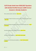 CLETS Study Guide Exam 2026&vert;2027 Questions &NewLine;with Detailed Verified Answers &lpar;100&percnt; Correct &NewLine;Answers&rpar; &vert; Already Graded A&plus; 