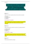 ACG2021 Financial Accounting Exam Prep and Comprehensive Study Guide 2026&sol;2027 &ndash; Florida International University &lpar;FIU&rpar; Test Bank Review&comma; Practice Questions&comma; and Quiz Companion