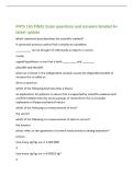 PHYS 165 FINAL Exam questions and answers Graded A&plus;&NewLine;latest update