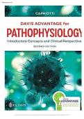 Test Bank- Davis Advantage for Pathophysiology Introductory Concepts and Clinical Perspectives 2nd Edition by Theresa M Capriotti &vert;ISBN NO- &vert; ISBN N &vert; Chapter 1-46 &vert; Complete Questions and Answers A&plus;