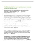 POFM1332 WK 2 Test Exam questions and answers&NewLine;Graded A&plus; latest update