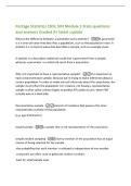 Portage Statistics CNSL 503 Module 3 Stats questions&NewLine;and answers Graded A&plus; latest update