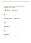 Practicode Cases Exam questions and answers&NewLine;Graded A&plus; latest update