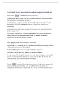 Tech Full stack questions and answers Graded A&plus;