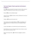 Tort Law Chapter 7Exam questions and answers&NewLine;Graded A&plus;