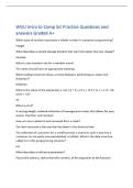 WGU C208Exam questions and answers Graded A&plus;&vert;&NewLine;2026 Updated