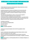 LETRS Units 1 - 4 Post-Test &lpar;2026 &sol; 2027&rpar; Questions with Revised Answers&comma; &lpar;A&plus; Guarantee&rpar;&NewLine;&NewLine;