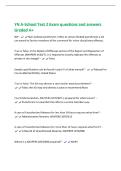 YN A-School Test 2 Exam questions and answers&NewLine;Graded A&plus;