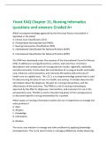 Yoost EAQ Chapter 15&comma; Nursing Infomatics&NewLine;questions and answers Graded A&plus;