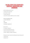 VA P&C Practice Exam &ndash; Verified Questions and Answers Comprehensive Insurance Exam Preparation Material