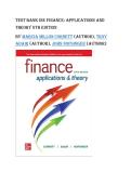 Test bank for ISE Finance&colon; Applications and Theory 6th Edition&NewLine;by Marcia Millon Cornett &lpar;Author&rpar;&comma; Troy Adair &lpar;Author&rpar;&comma; John Nofsinger &lpar;Author&rpar; all pages fully covered with test questions and answers graded  A&plus;