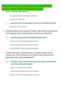 NURS 5461 Part 2 Comprehensive Final Exam Review 2026 &vert; High-Yield Study Guide &vert; Geriatric Mental Health Nursing
