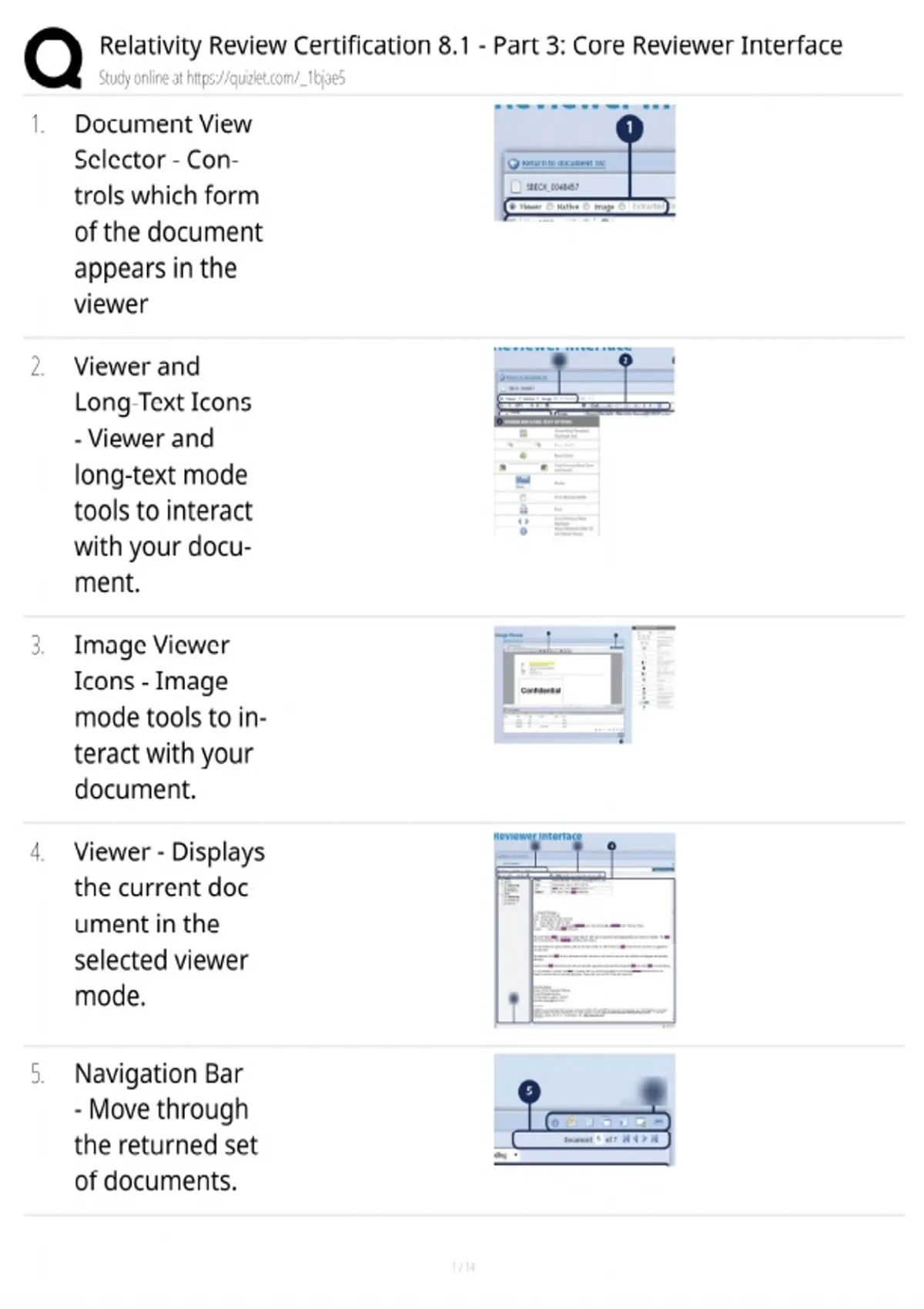 Relativity Review Certification 8.1 Part 3 Core Reviewer Interface ...