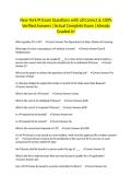 New York PI Exam Questions with all Correct & 100&percnt; Verified Answers &vert;Actual Complete Exam &vert;Already Graded A&plus;