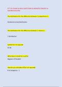 STT 231 EXAM 3A MSU QUESTIONS & ANSWERS GRADED A&plus; &NewLine;ASSURED SUCCESS