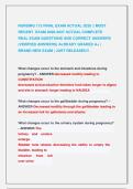 NURSING 113 FINAL EXAM ACTUAL 2026 &vert;&vert; MOST &NewLine;RECENT  EXAM 2026-2027 ACTUAL COMPLETE                &NewLine;REAL EXAM QUESTIONS AND CORRECT ANSWERS &NewLine;&lpar;VERIFIED ANSWERS&rpar; ALREADY GRADED A&plus; &vert;                 &NewLine;BRAND NEW EXAM &vert; JUST RELEASED&excl;&excl;