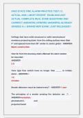 OHIO STATE FIRE ALARM PRACTICE TEST &lpar;1&rpar; &NewLine;ACTUAL 2026 &vert;&vert; MOST RECENT  EXAM 2026-2027 &NewLine;ACTUAL COMPLETE REAL EXAM QUESTIONS AND &NewLine;CORRECT ANSWERS &lpar;VERIFIED ANSWERS&rpar; ALREADY &NewLine;GRADED A&plus; &vert; BRAND NEW EXAM &vert; JUST RELEASED&excl;&excl;