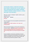 OPHTHALMIC SURGICAL ASSISTANT EXAMS &vert;&vert; MOST RECENT EXAMS 2026-2027