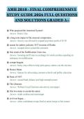 AMH 2010 - FINAL COMPREHENSIVE&NewLine;STUDY GUIDE 2026 FULL QUESTIONS&NewLine;AND SOLUTIONS GRADED A&plus;&NewLine;