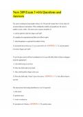 Nurs 209 Exam 3 with Questions and Answers