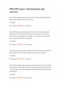 PHI-105 Exam 1 with Questions and Answers