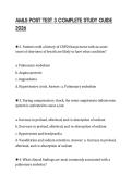 AMLS POST TEST 3 COMPLETE STUDY GUIDE&NewLine;2026&NewLine;