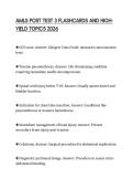 AMLS POST TEST 3 FLASHCARDS AND HIGHYIELD TOPICS 2026&NewLine;
