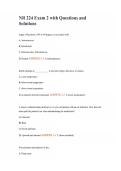 NR 224 Exam 2 with Questions and Solutions