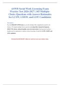 ASWB Practice Exam 2026-2027&colon; 105 Questions