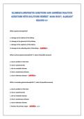 Glomerulonephritis Questions And Answers prActice&NewLine;Questions with solutions newest 2026&sol;2027&vert; AlreAdy&NewLine;GrAded A&plus; 
