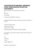 NBSTSA CST PRACTICE TEST EXAM REVIEW - QUESTIONS AND VERIFIED  ANSWERS&vert;GUARANTEED PASS&vert;LATEST 2026 UPDATE&vert;GRADED A&plus;