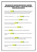 QMA INSULIN TEST- QUALIFIED MEDICATION AIDE &vert; QUESTIONS AND VERIFIED ANSWERS &vert; GRADED A &plus; &vert; PASS ON FIRST ATTEMPT &vert; BRAND NEW 2026 UPDATE&excl;&excl;&excl;&excl;&excl;