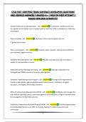 CTCD CERTIFIED TEXAS CONTRACT DEVELOPER EXAM BUNDLE&vert; QUESTIONS AND VERIFIED ANSWERS &vert; GRADED A &plus; &vert; PASS ON FIRST ATTEMPT &vert; BRAND NEW 2026 UPDATE&excl;&excl;&excl;&excl;&excl;