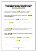 CTCD EXAM 2026 -CERTIFIED TEXAS CONTRACT DEVELOPER&vert; QUESTIONS AND VERIFIED ANSWERS &vert; GRADED A &plus; &vert; PASS ON FIRST ATTEMPT &vert; BRAND NEW 2026 UPDATE&excl;&excl;&excl;&excl;&excl;