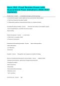 Nurs 252&colon; Final Review Exam with Guaranteed Pass Solutions 2026-2027 Updated&period;&NewLine;&NewLine;