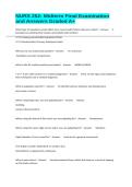 NURS 252&colon; Midterm Final Examination and Answers Graded A&plus;