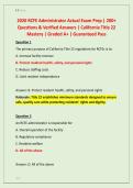 2026 RCFE Administrator Actual Exam Prep &vert; 200&plus; &NewLine;Questions & Verified Answers &vert; California Title 22 &NewLine;Mastery &vert; Graded A&plus; &vert; Guaranteed Pass