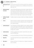 CC Certified in Cybersecurity &sol; score 100&percnt; &sol; 2025 update &sol; ISC2 exam prep study guide