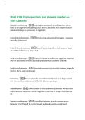 WGU C180 Exam questions and answers Graded A&plus;&vert;&NewLine;2026 Updated