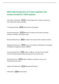 WGU C182 Introduction to IT Exam questions and&NewLine;answers Graded A&plus;&vert; 2026 Updated