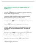 WGU C208Exam questions and answers Graded A&plus;&vert;&NewLine;2026 Updated