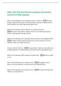 WGU C702 CHFI and OA Exam questions and answers&NewLine;Graded A&plus;&vert; 2026 Updated