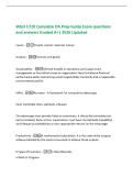 WGU C720 Complete OA Prep Guide Exam questions&NewLine;and answers Graded A&plus;&vert; 2026 Updated
