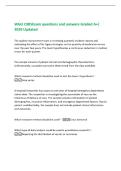 WGU C985Exam questions and answers Graded A&plus;&vert;&NewLine;2026 Updated