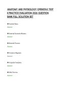 ANATOMY AND PHYSIOLOGY OPENSTAX TEST&NewLine;II PRACTICE EVALUATION 2026 QUESTION&NewLine;BANK FULL SOLUTION SET