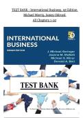 International Business 1st Edition Test Bank Michael Morris & James Oldroyd &vert; Complete Chapters 1&ndash;20 &vert; ISBN 9781119244837 &vert; Instant PDF Download